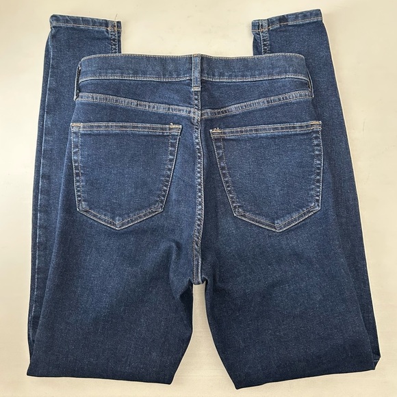 Topshop Jamie Skinny Jeans High Rise Ankle Length Dark Indigo Blue Size 26 - Picture 13 of 16